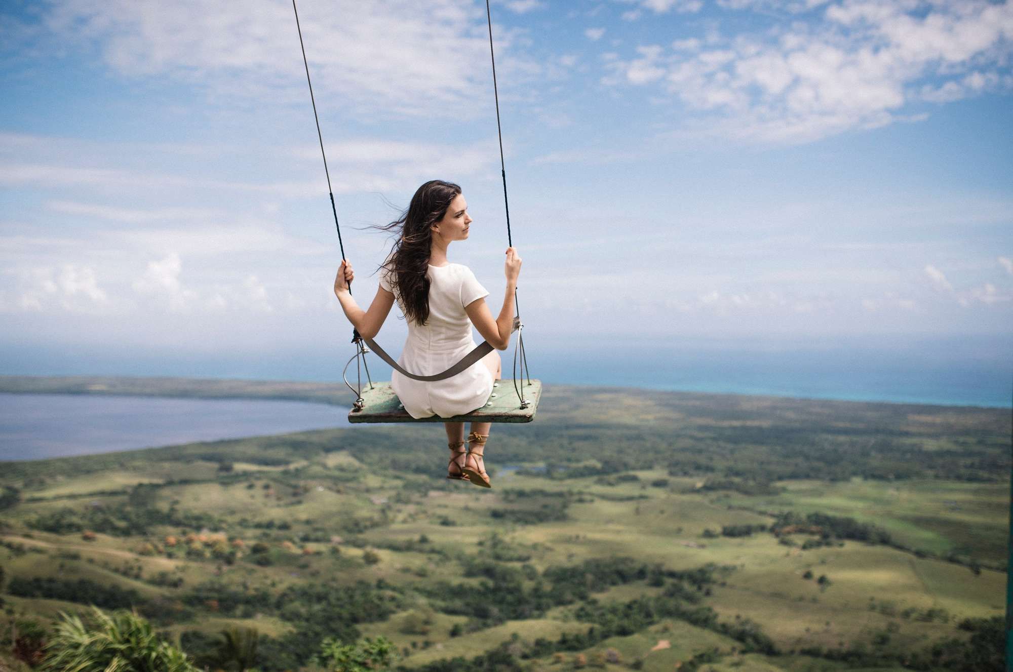 Lifestyle - Woman on swing - Miches Playa Esmeralda